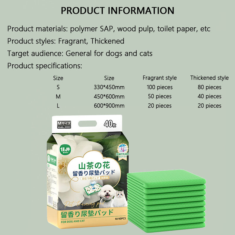 Puppy Training Pads - Scented Absorbent Disposable Pet Pads canrusupet