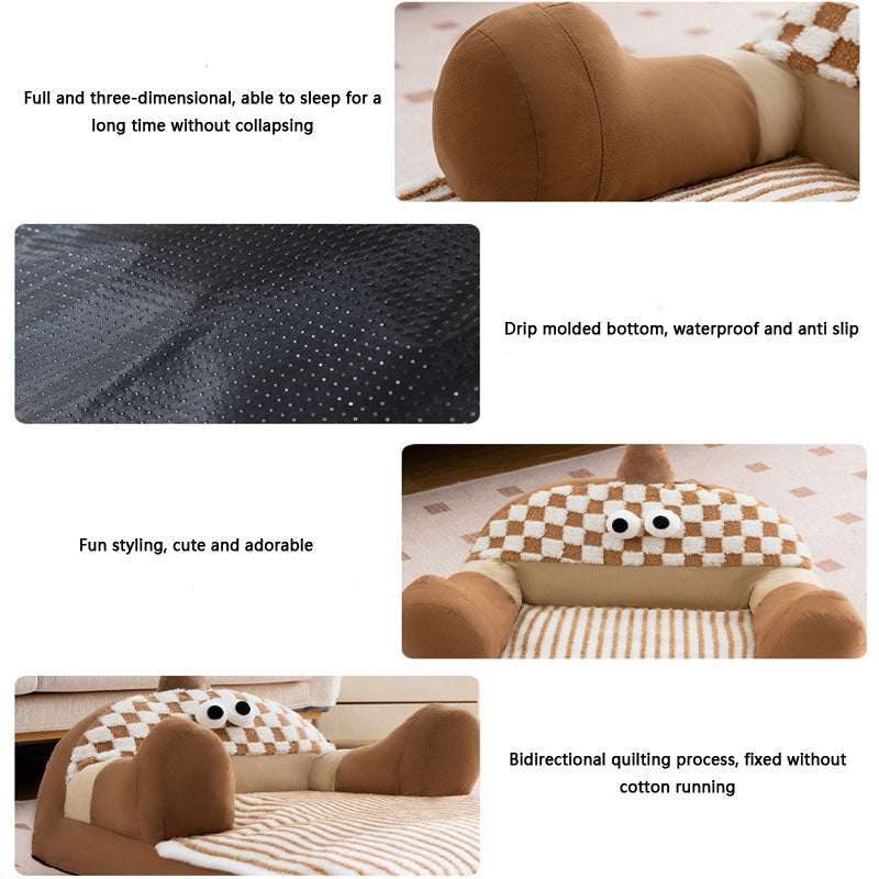 Big Eyed Monster Design Sofa Dog Kennel For Cats Dogs canrusupet