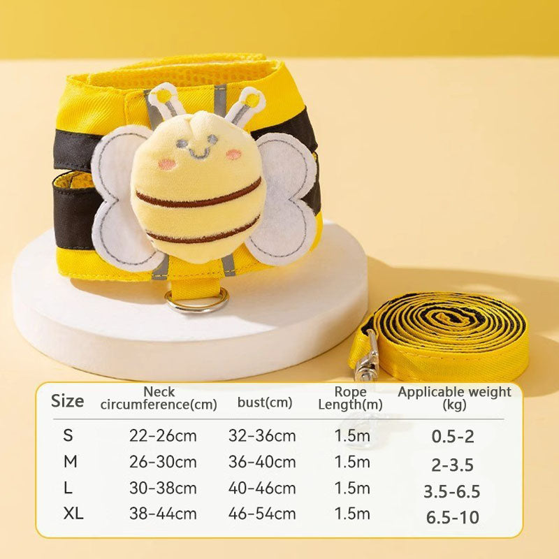 Cartoon Style Vest Style Dog Chain For Dogs Cats canrusupet