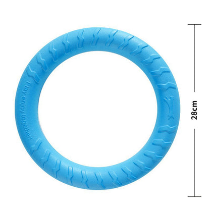 Bouncy Tug Ring Frisbee Dog Toys - Durable Chew-Proof canrusupet