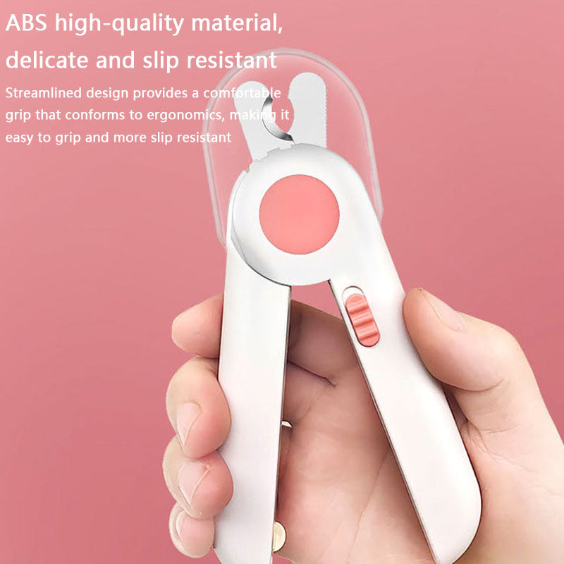 Round Head LED Lamp Nail Clippers For Cat And Dog Universal canrusupet