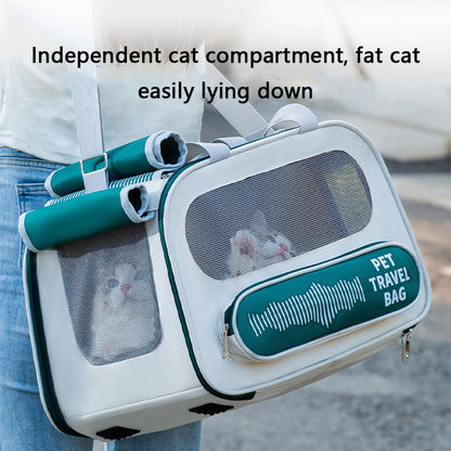 Pet Carrier Bag For Dogs - Cat & Dog Backpack For Car Travel canrusupet