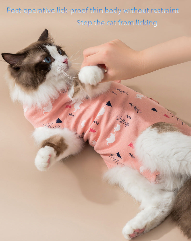 Pet Neuter Suit Body Pants For Cats - canrusupet