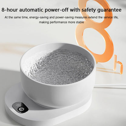 Heated Ceramic Dog Bowl - Adjustable Temp Control Pet Bowl canrusupet