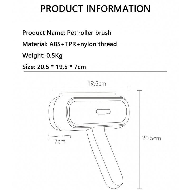 Multi Scenario Use Yellow Duck Style Lint Roller For Pet canrusupet