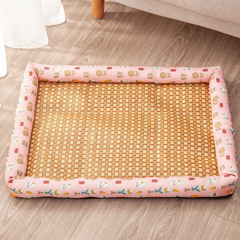 Pet Ice Mat Cat Kennel Rattan Mat - canrusupet