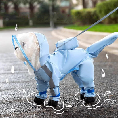 Full Package With Feet Dog Raincoat Suitable For Small Dogs canrusupet
