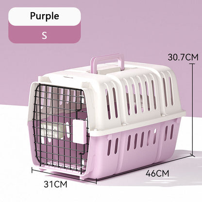 Outdoors Pet Carrier For Cats & Dogs - Portable Travel Crate canrusupet