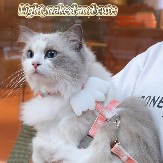 Cat Leash Wing Cat Rope I-font - canrusupet