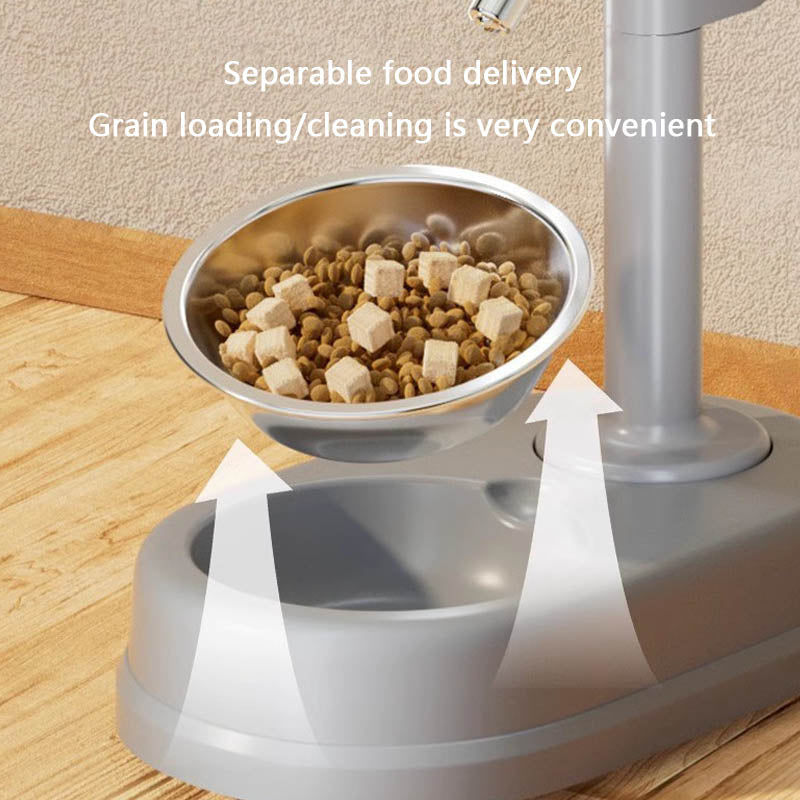 Removable Dog Bowl Water Fountain Integrated Type canrusupet