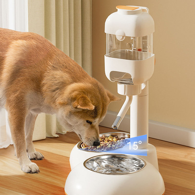 Adjustable Drinking Fountain Cat Bowls For Integrated canrusupet