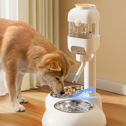 Adjustable Drinking Fountain Cat Bowls For Integrated canrusupet