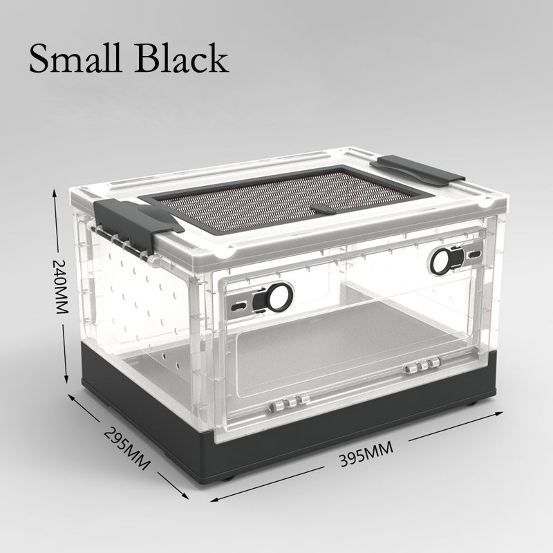 Foldable Breeding Box Cage For Chinchillas, Hamsters, Reptile Pets, Hedgehogs - canrusupet