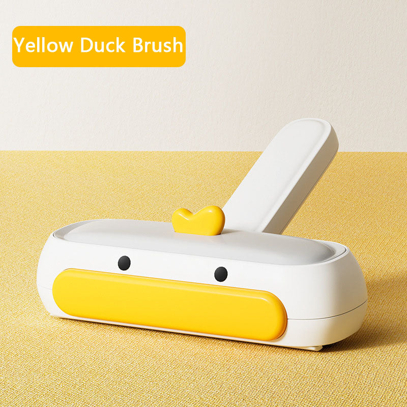 Multi Scenario Use Yellow Duck Style Lint Roller For Pet canrusupet