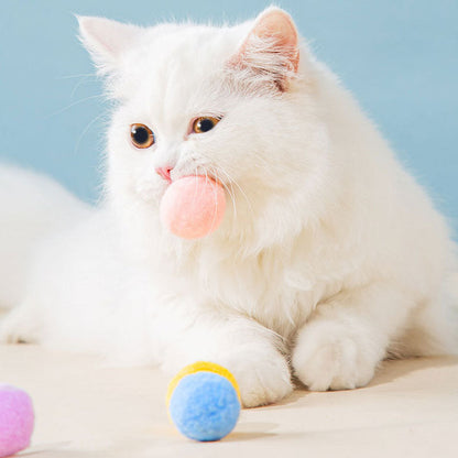 Interactive Cat Toys - Chew-Proof Plush Ball For Cats & Dogs canrusupet
