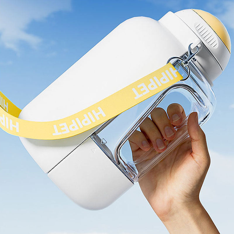 Dog Water Bottle With Food Storage - Portable Travel Cup canrusupet