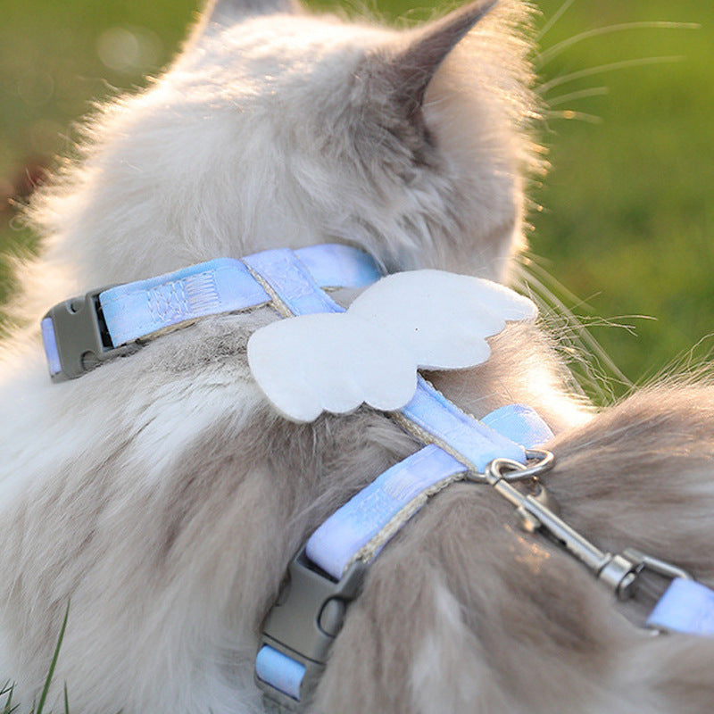 Cat Leash Wing Cat Rope I-font - canrusupet