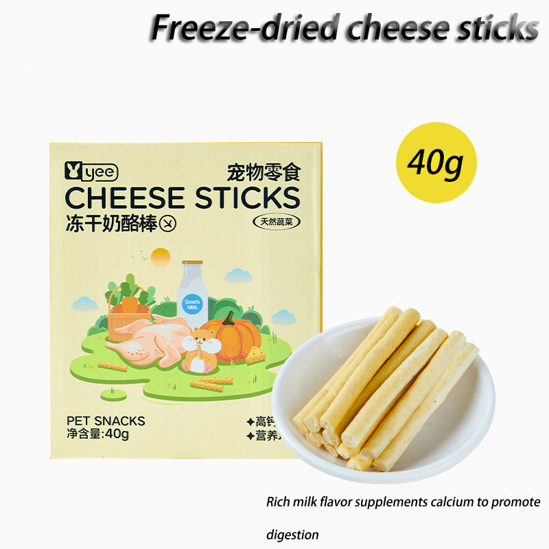 Hamster Snack Freeze-dried Cheese Sticks - canrusupet