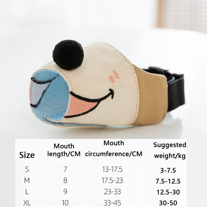 Adjustable Dog Muzzle Used For Large And Small Dogs canrusupet