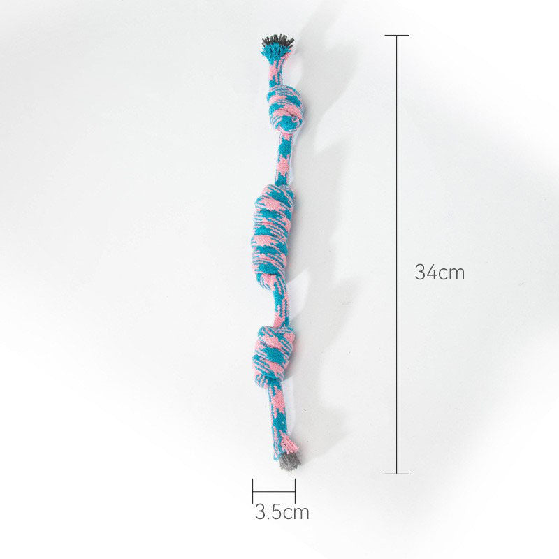 Durable Rope Dog Chew Toys For Small/Medium Dogs Training canrusupet