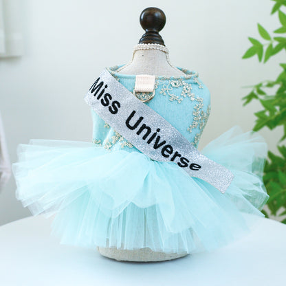 Dog Or Cat Clothes Miss Universe Dress - canrusupet