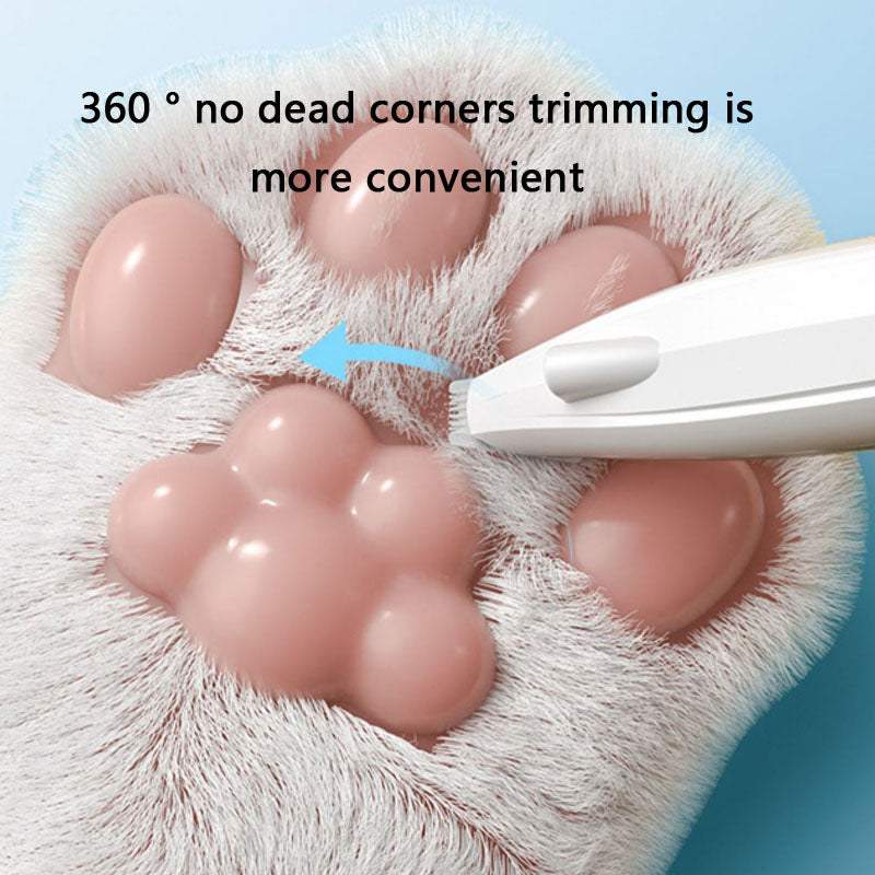 Pet Dog Clippers - LED Paw Hair Trimmer For Cats & Dogs canrusupet