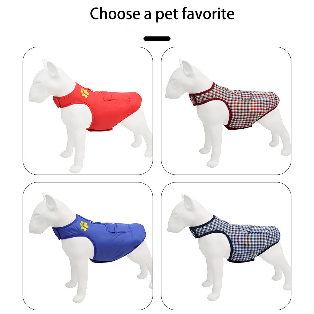 Warm Padded Coat For Dogs - canrusupet