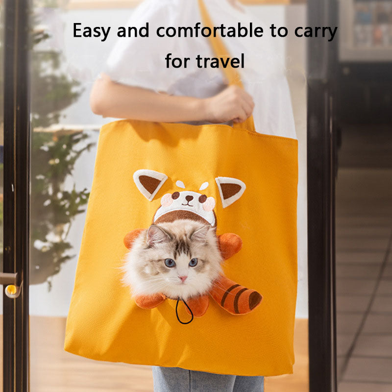 Pet Carrier Bag For Dogs - Crossbody, Peek Window,All-Season canrusupet