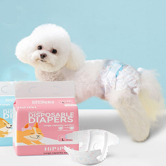 Male And Female Two Styles Disposable Dog Nappies canrusupet