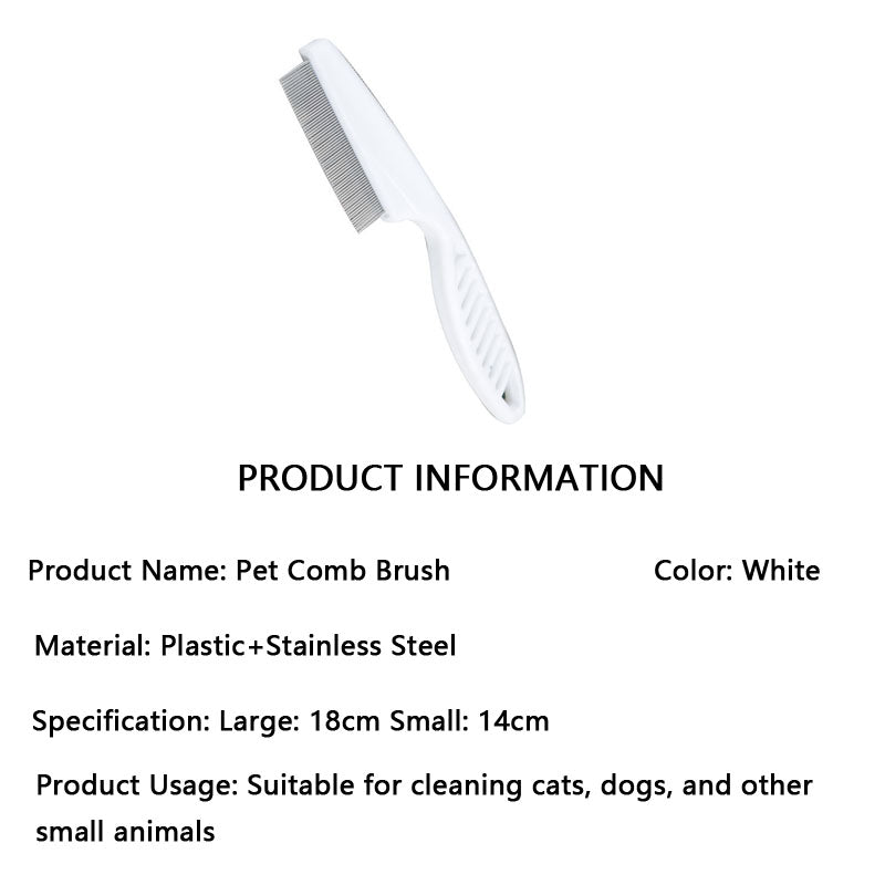 Stainless Steel Removing Fleas Dog Brush Apply To Pet canrusupet