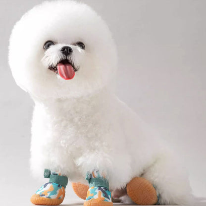 Non-Slip Dog Boots - All-Season Mesh For Small Breeds canrusupet