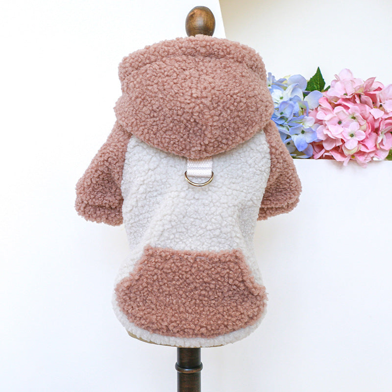 Dog Or Cat Clothes Cold Resistant Lamb Wool - canrusupet