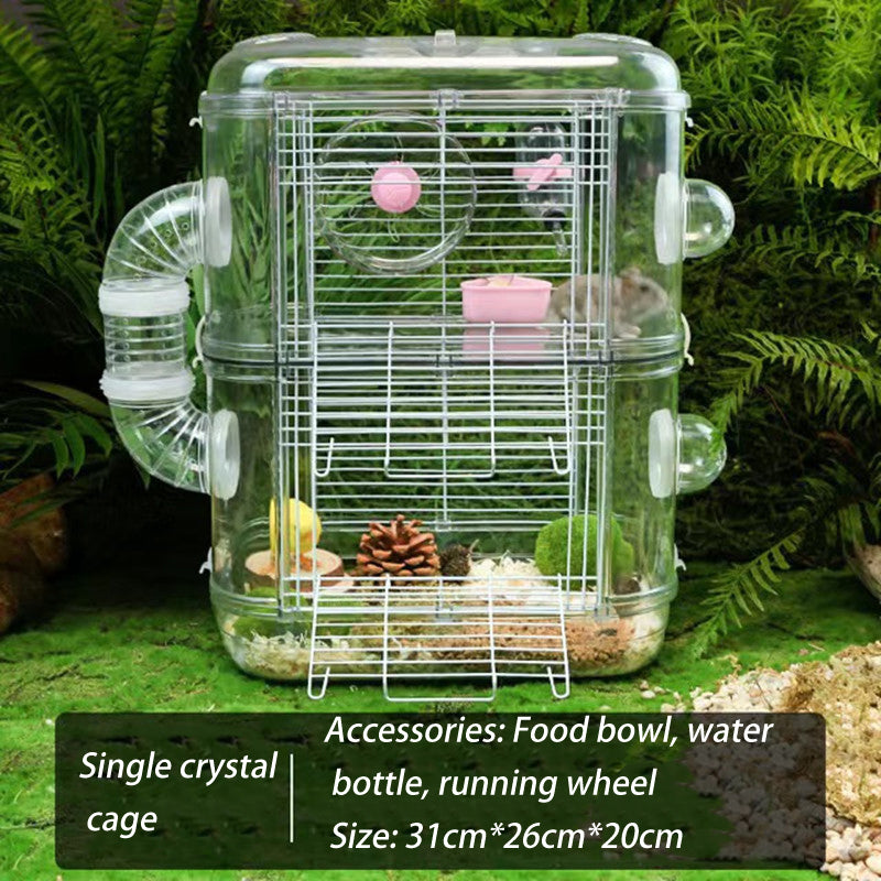 Double Deck Luxury Hamster Cage - canrusupet