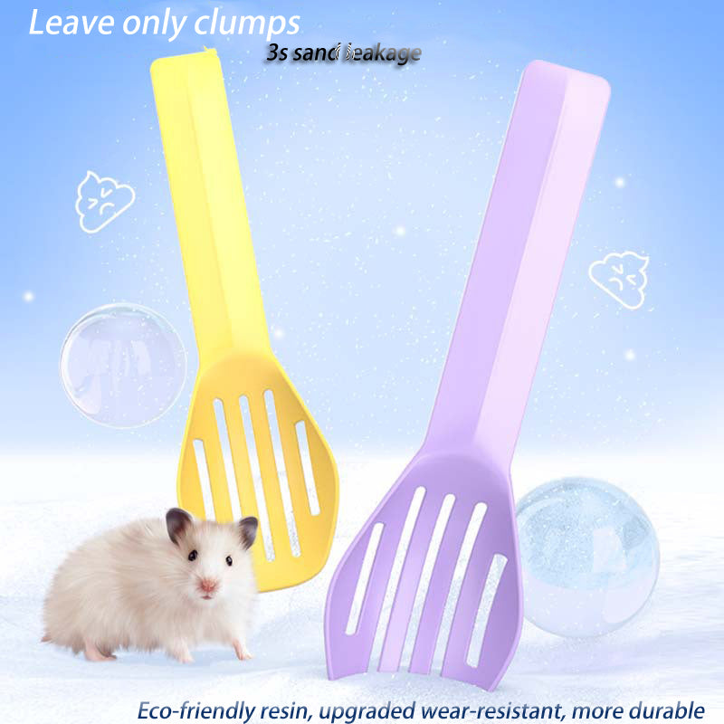 Hamster Bathroom Shovel Bath Room with Hourglass Shovel - canrusupet