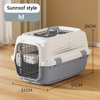 Outdoors Pet Carrier For Cats & Dogs | Portable Travel Bag canrusupet