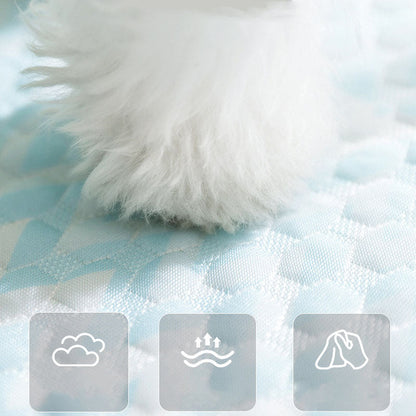 L-type Cool Feeling Sofa Style Dog Kennel For Cats Dogs canrusupet