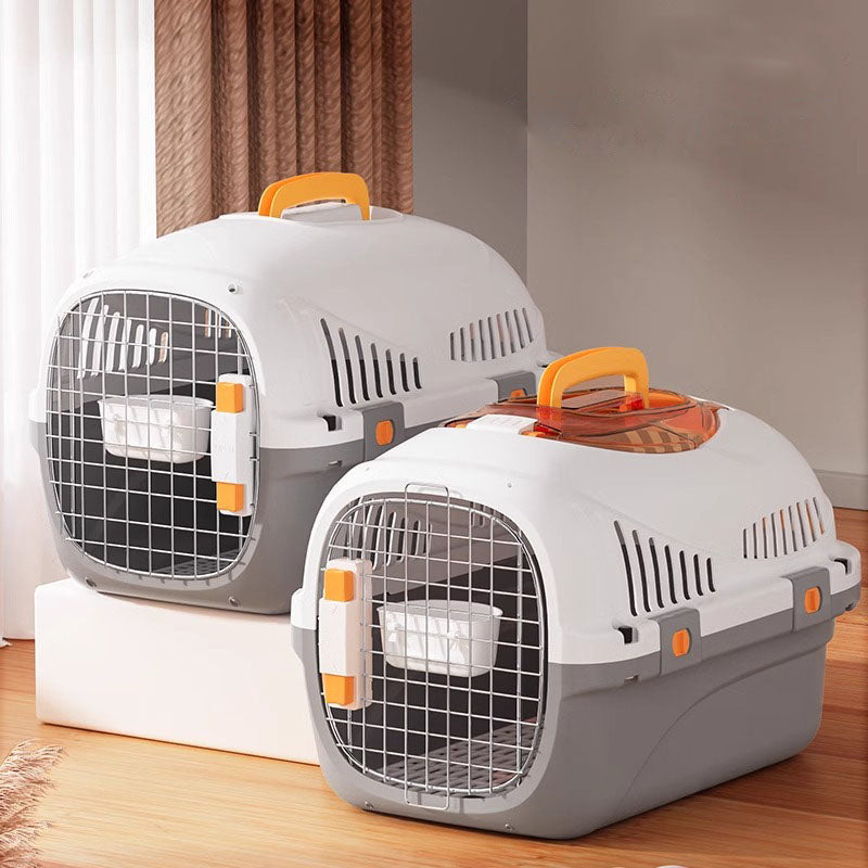 Portable Airline Pet Carrier – Hard-Sided Dog & Cat Travel Crate canrusupet