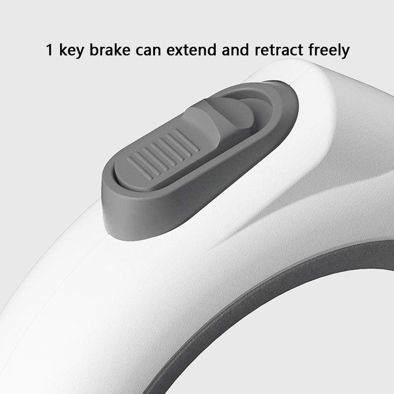 LED Retractable Dog Leash - Glowing Pet Lead For Night Walks canrusupet