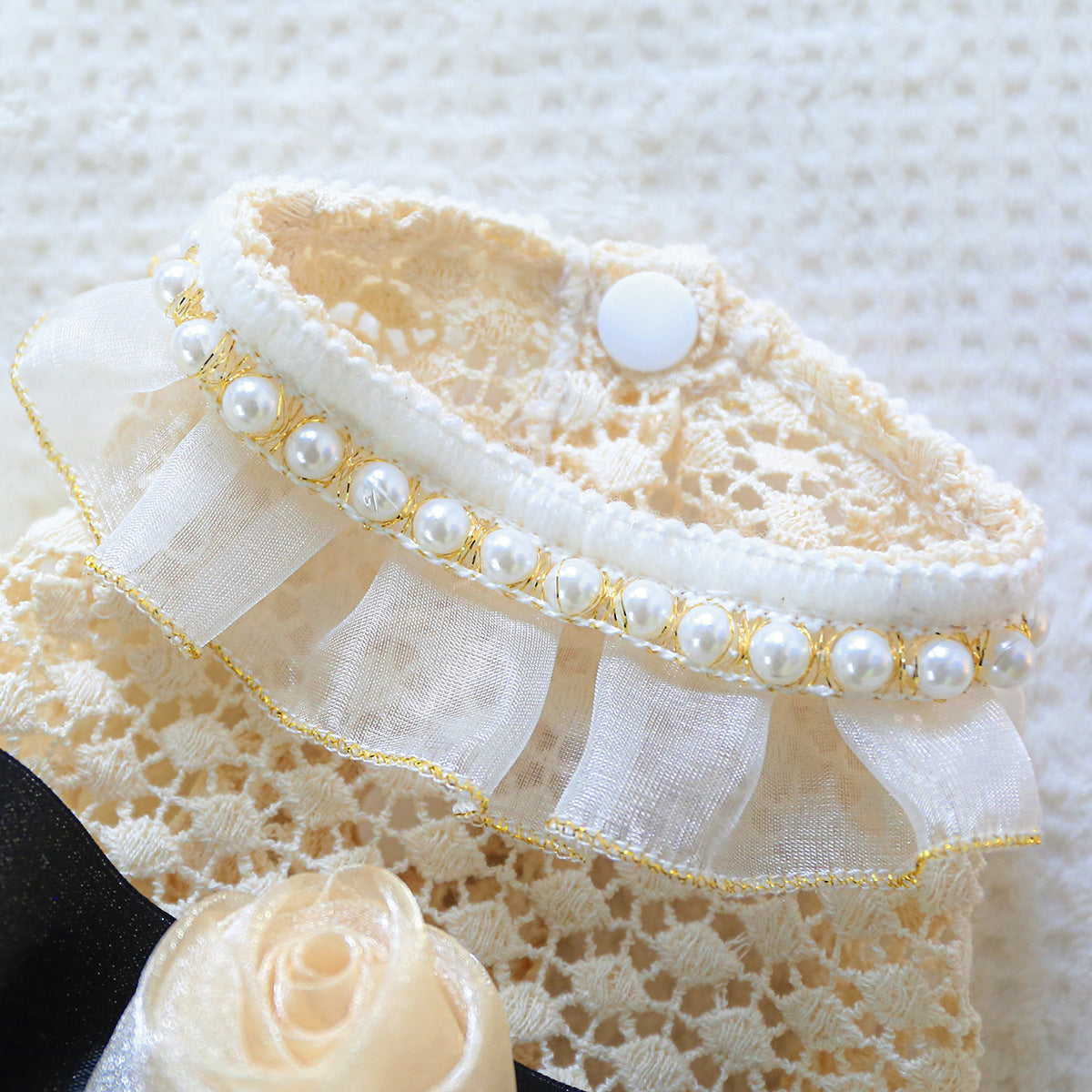 Dog or Cat Clothes Princess Pompadour Wedding Dress - canrusupet