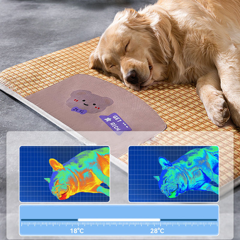 Spring And Summer Dog Cooling Mat For Dogs Cats canrusupet