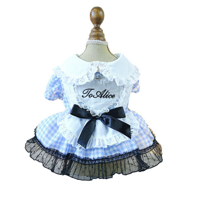 Dog Or Cat Clothes Doll Collar Skirt - canrusupet