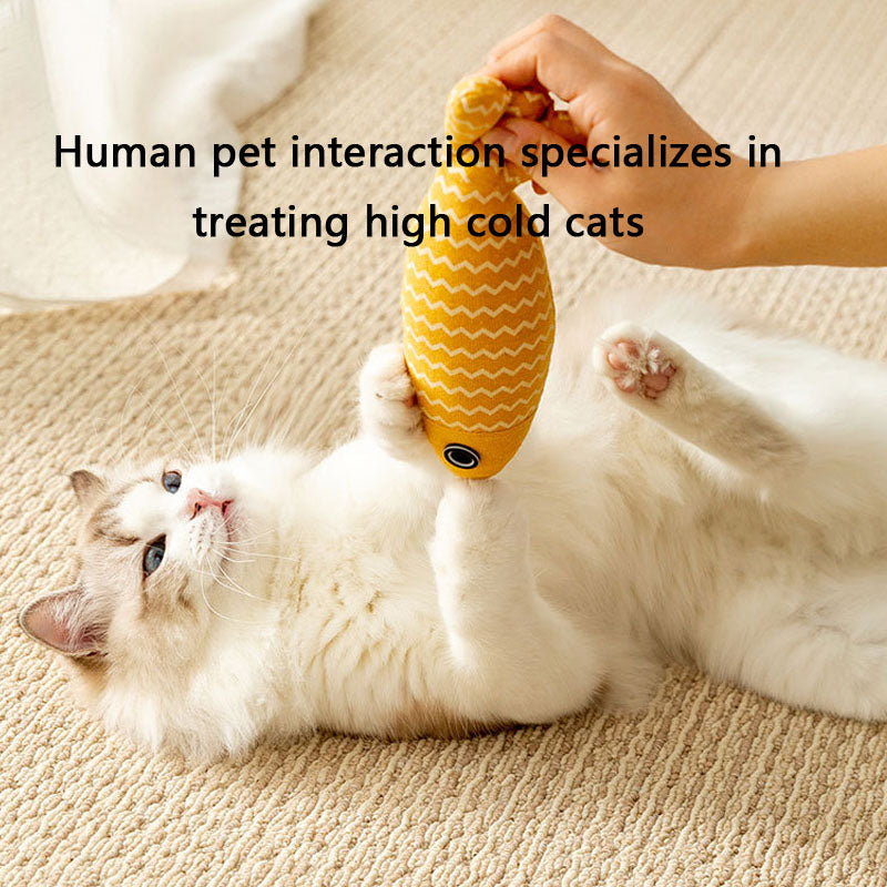 Catnip Fish Cat Toys For Kittens - Chew, Teaser & Self-Play canrusupet