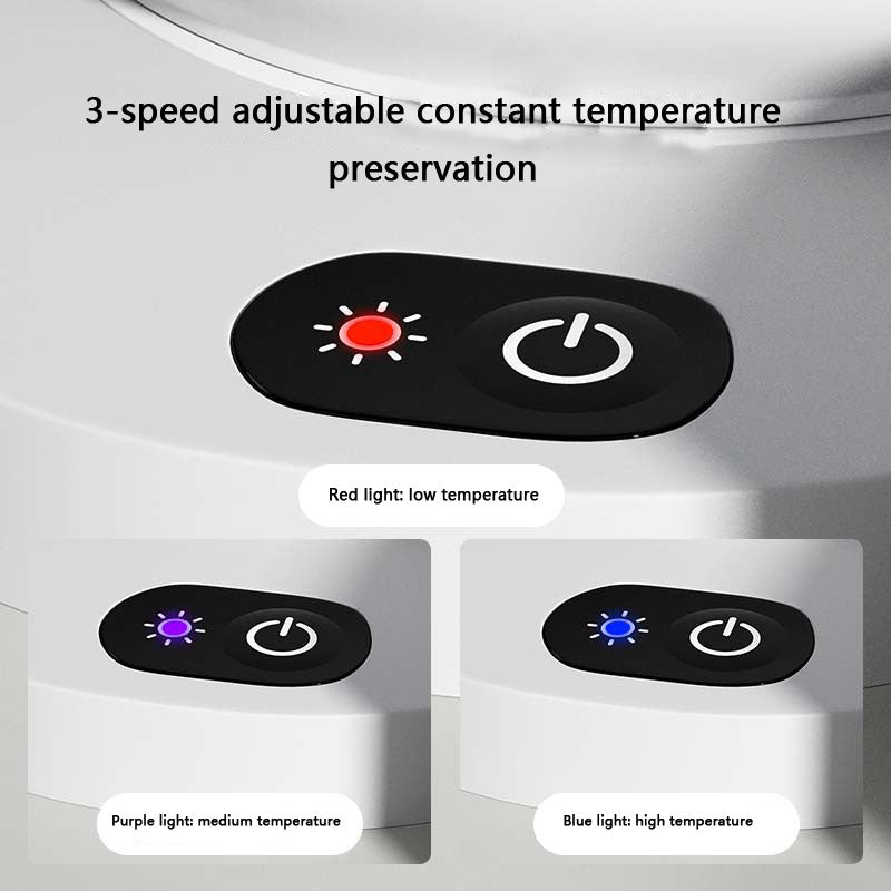 Heated Ceramic Dog Bowl - Adjustable Temp Control Pet Bowl canrusupet