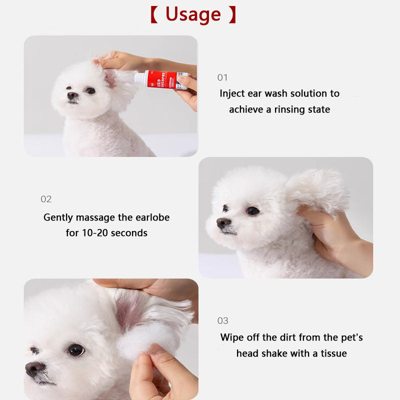 Removing Ear Mites Dog Ear Drops For Cat And Dog Universal canrusupet