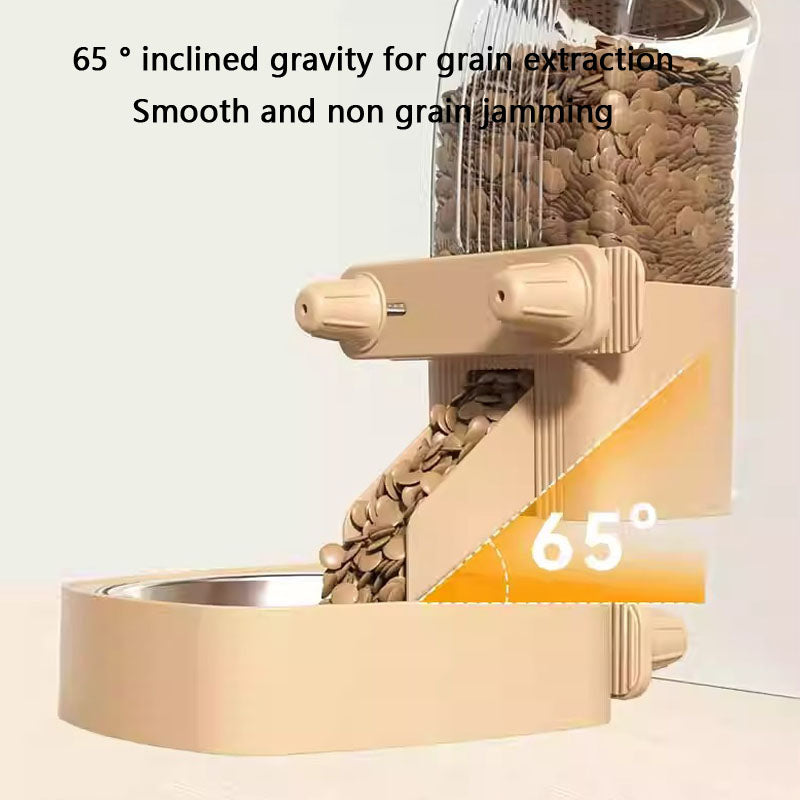 Adjustable Dog/Cat Water Fountain Bowl - Hanging Feeder canrusupet