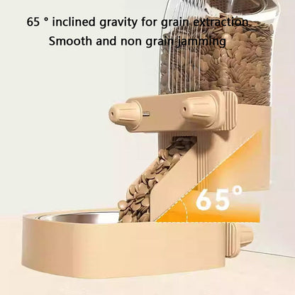 Adjustable Dog/Cat Water Fountain Bowl - Hanging Feeder canrusupet