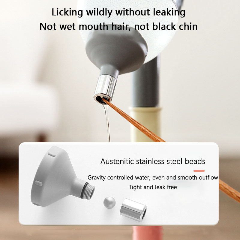 Adjustable Dog Bowl & Water Fountain - Anti-Tip Feeder For Pets canrusupet