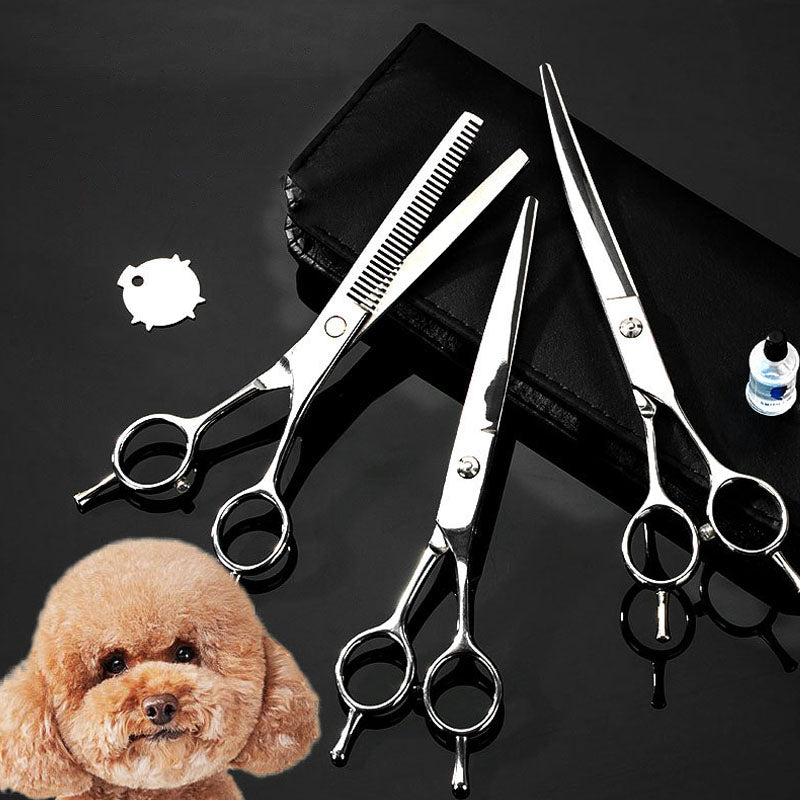 Professional Dog Grooming Scissors Hair Trimming Set canrusupet