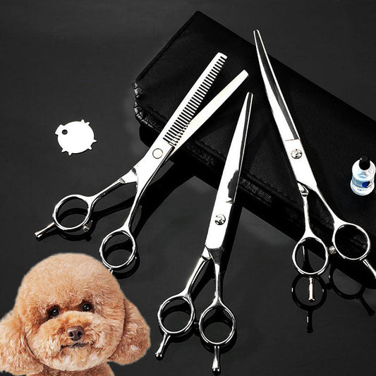 Professional Dog Grooming Scissors Hair Trimming Set canrusupet