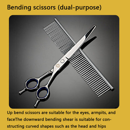 Professional Dog Grooming Scissors Hair Trimming Set canrusupet